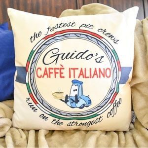 Guido inspired Pillow Cover | Disney Pixar Cars - Caffe Italian - coffee | Poshmark