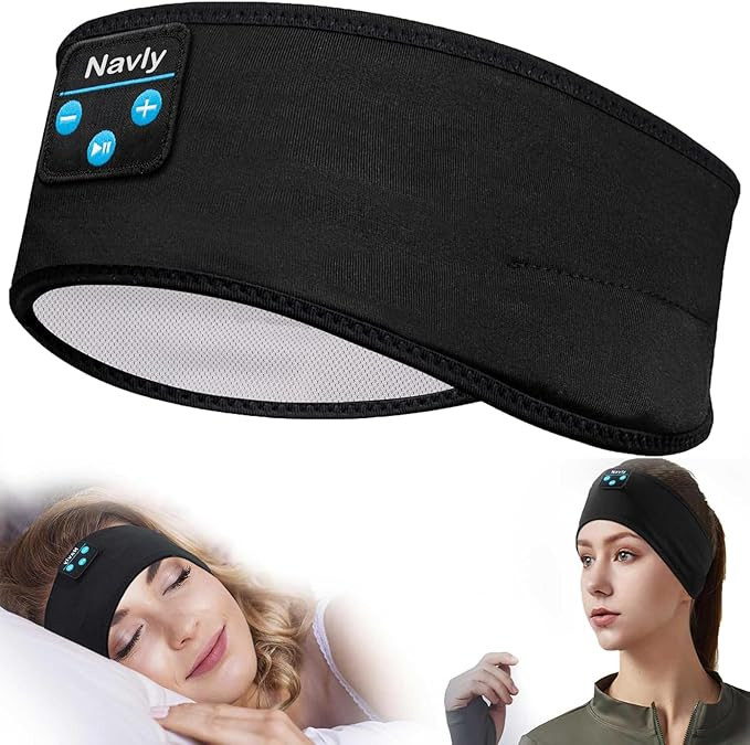 Navly Sleep Headphones Bluetooth Headband, Wireless Headband Headphones Headsets with Thin Speake... | Amazon (US)