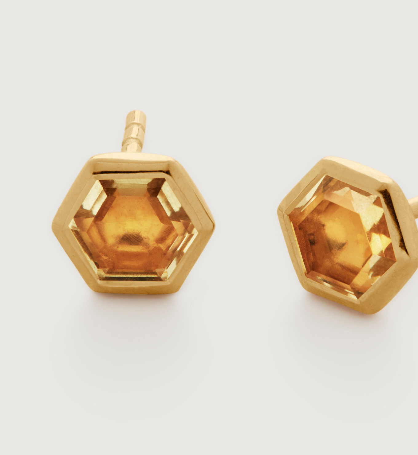 Kate Young Gemstone Stud Earrings | Monica Vinader (US)