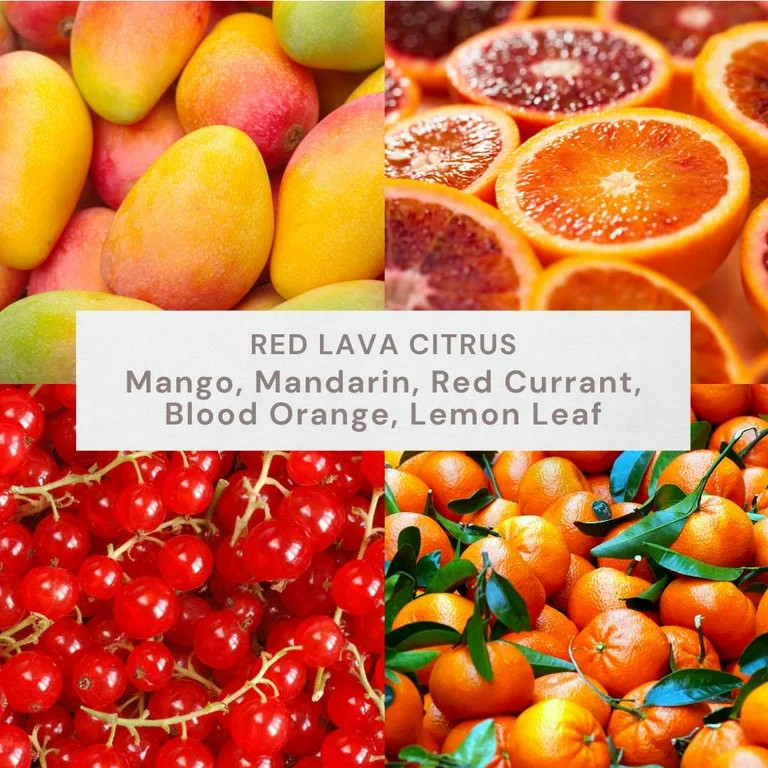 Better Homes and Gardens Red Lava and Citrus Scented 2-Wick Frosted Jar Candle 18oz. | Walmart (US)