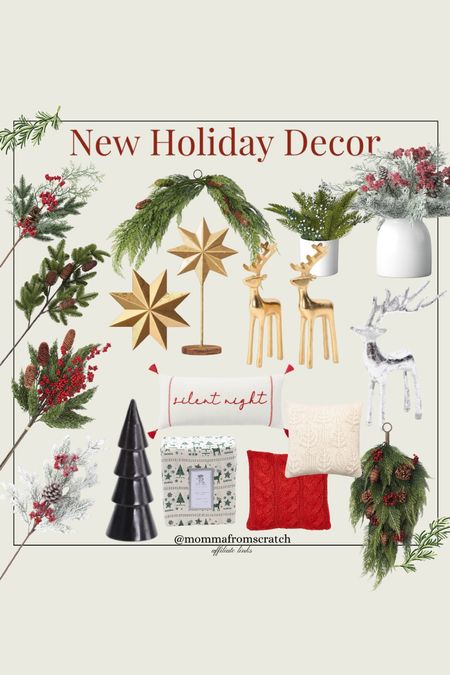 Target Christmas decor, Christmas florals, flora stems, holiday branches, reindeer, holiday swag, cedar swag, pine branches, Christmas pillows, Christmas arrangements, floral arrangements, holiday home decor

#LTKHoliday #LTKhome #LTKstyletip