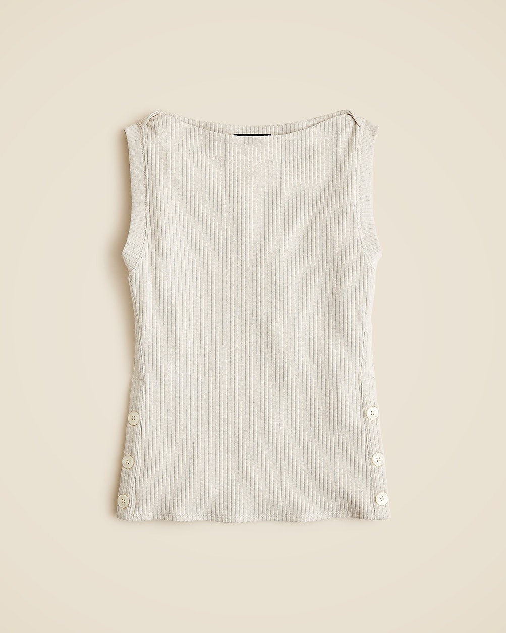 Premium rib side-button top | J. Crew US