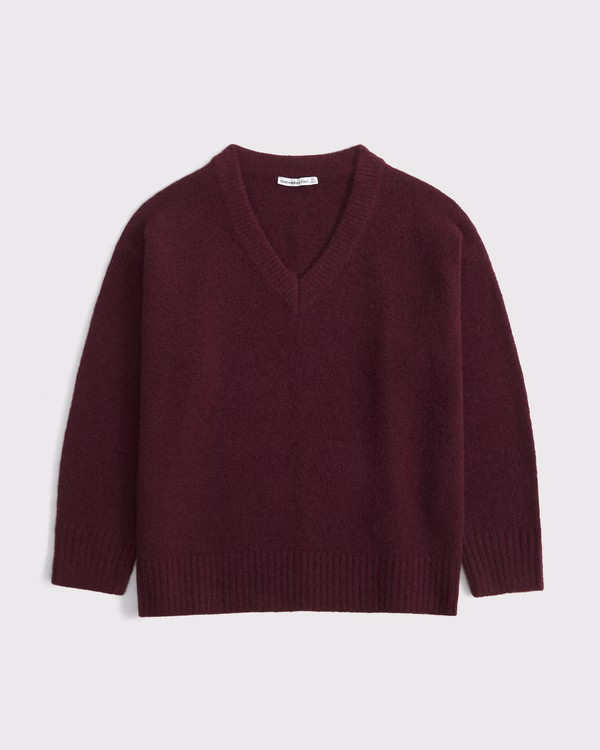 Women's Dad V-Neck Sweater | Women's Tops | Abercrombie.com | Abercrombie & Fitch (US)