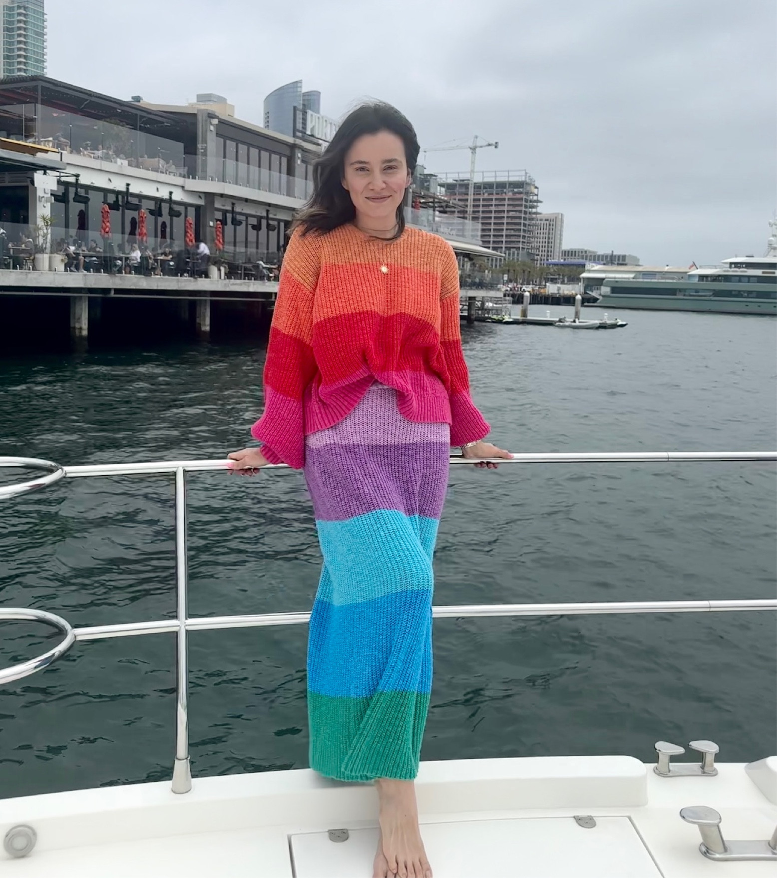 blankey sweater set 🌈 🩵