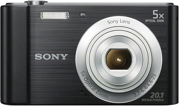Sony DSCW800 Compact Digital Camera - Black (20.1 MP, 5x Optical Zoom) | Amazon (CA)