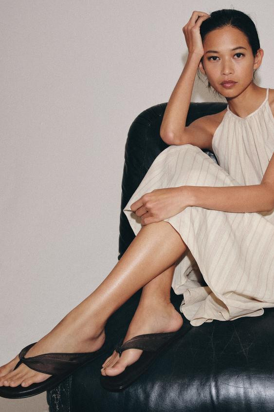 MESH FLAT SANDALS | Zara US