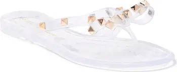 WILD DIVA LOUNGE Studded Jelly Sandal | Nordstromrack | Nordstrom Rack