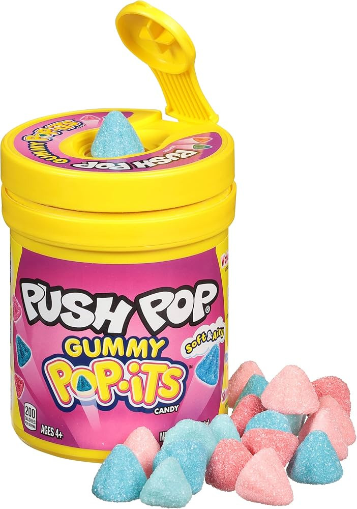 Push Pop Pop-Its Halloween Gummy Candy with Fun, Portable Containers - Fruity Delicious Flavors -... | Amazon (US)