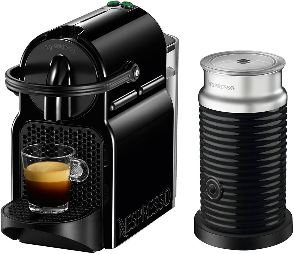 Nespresso Inissia Coffee Machine with Aeroccino by DeLonghi - Black | Amazon (CA)