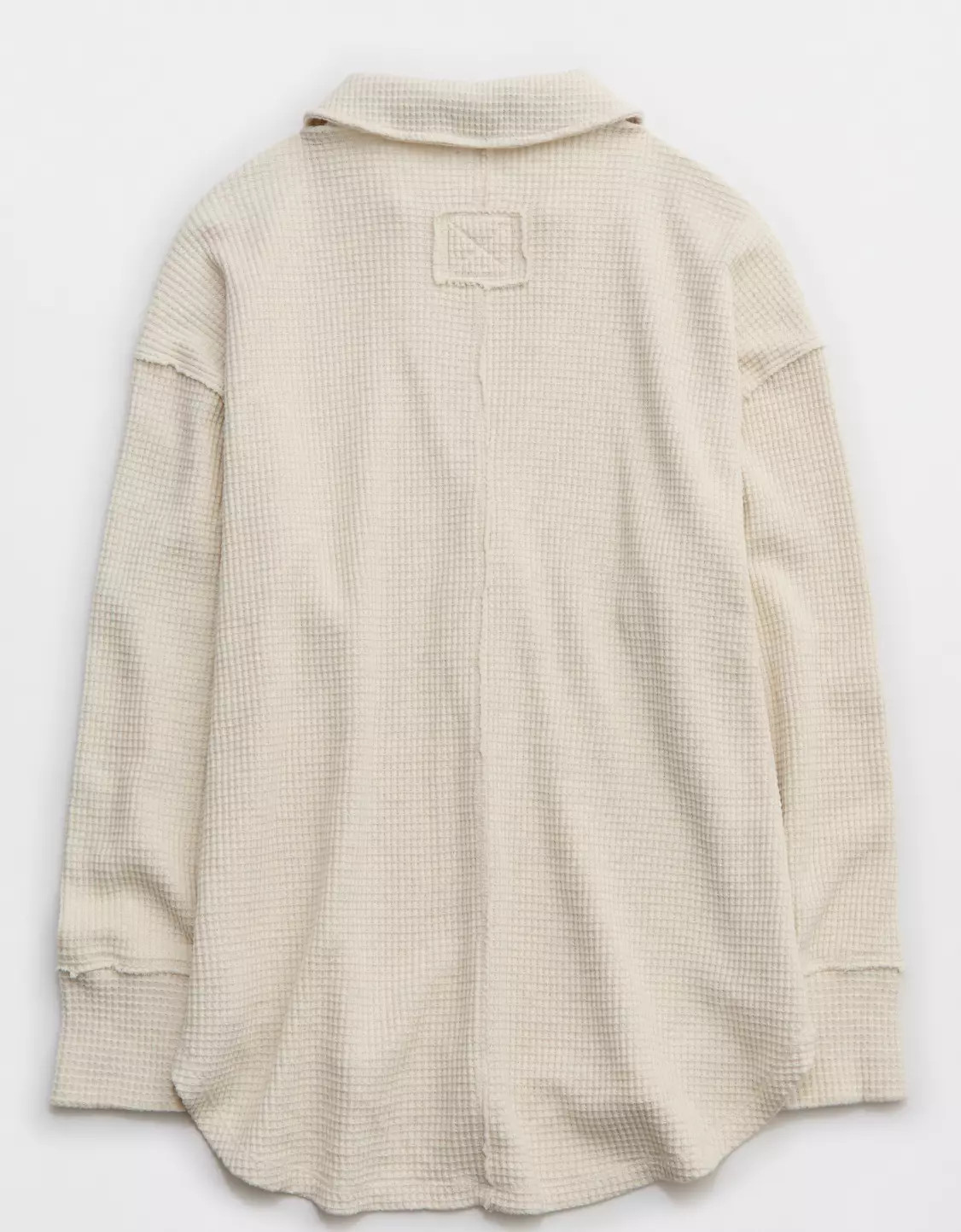 Aerie LumberJane Waffle Polo Sweatshirt | Aerie