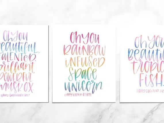 Leslie Knope Quote Postcard Set Galentine's Day Cards | Etsy | Etsy (US)