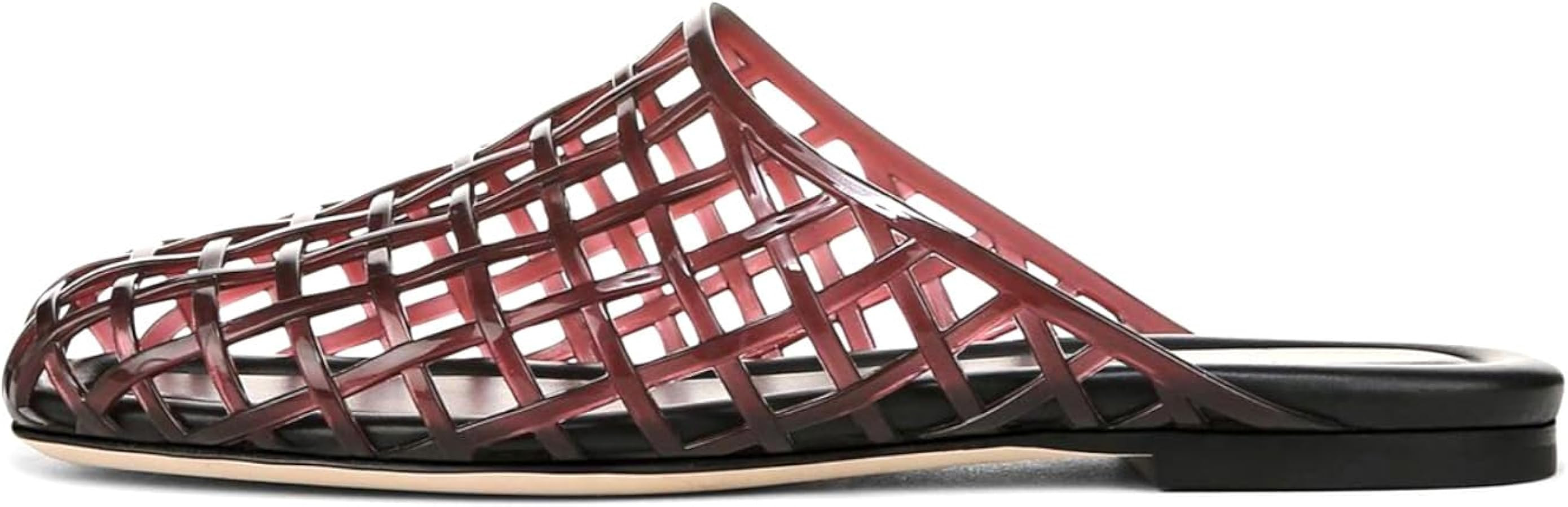 KISSASA Jelly Shoes Women Slip On Mesh Jelly Flats Mules Closed Toe Clear Jelly Sandals Comfort S... | Amazon (CA)