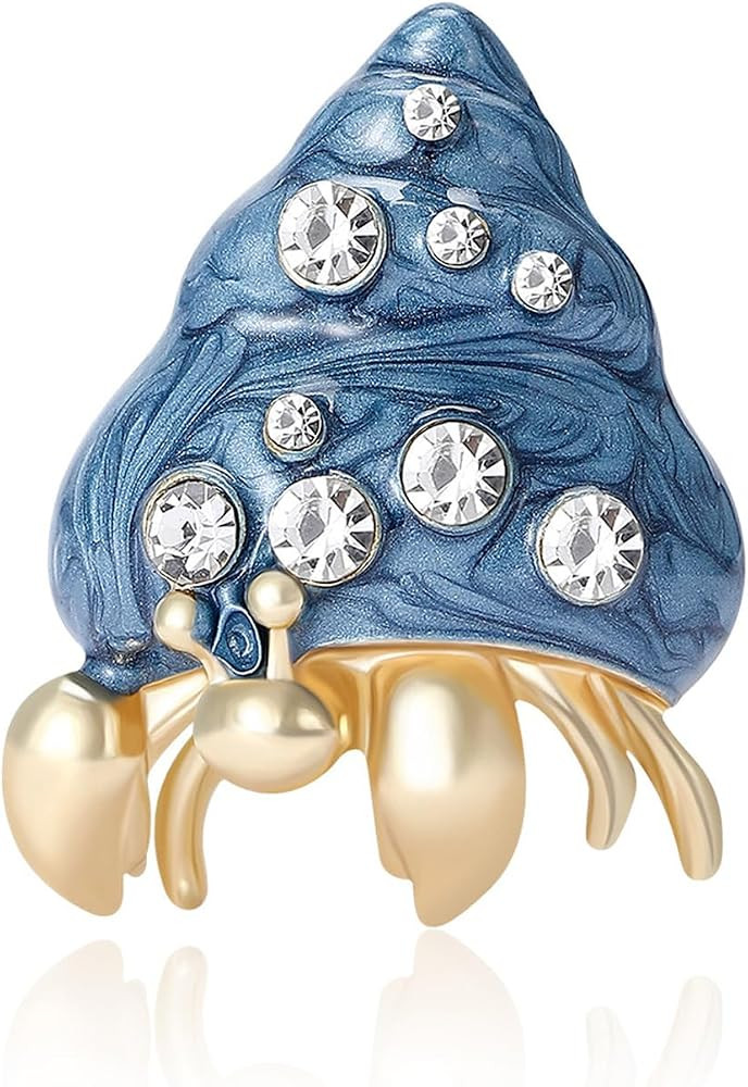 Ocean Theme Brooch for Women Enamel Marine Animal Lapel Pin Cute Sea Creature Badge Fashion Jewel... | Amazon (US)