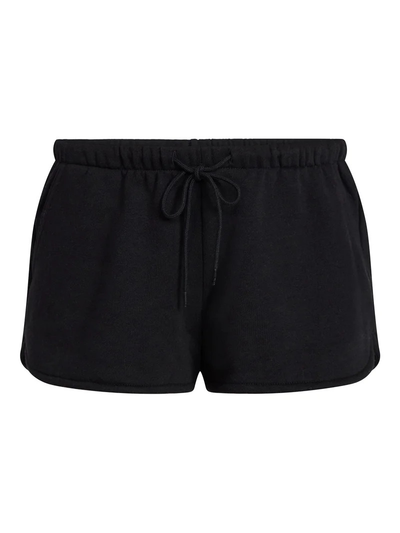 No Boundaries Fleece Dolphin Shorts, 2" Inseam, Women\u2019s XXS-XXL - Walmart.com | Walmart (US)