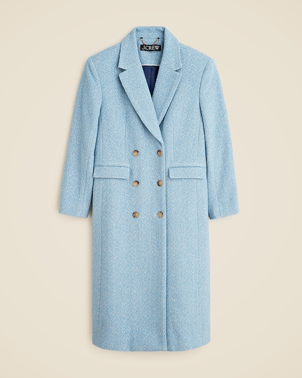 Palais double-breasted coat in herringbone | J. Crew US