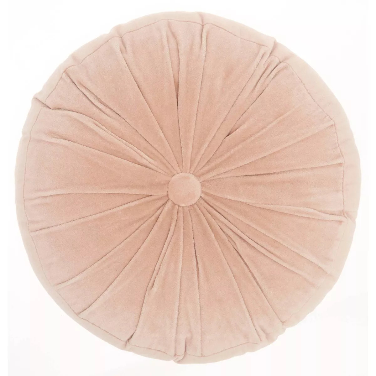 16" Ruched Velvet Round Throw Pillow - Mina Victory | Target