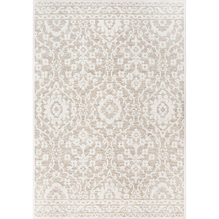My Texas House Amelia 5' X 7' Driftwood Reversible Outdoor Rug | Walmart (US)
