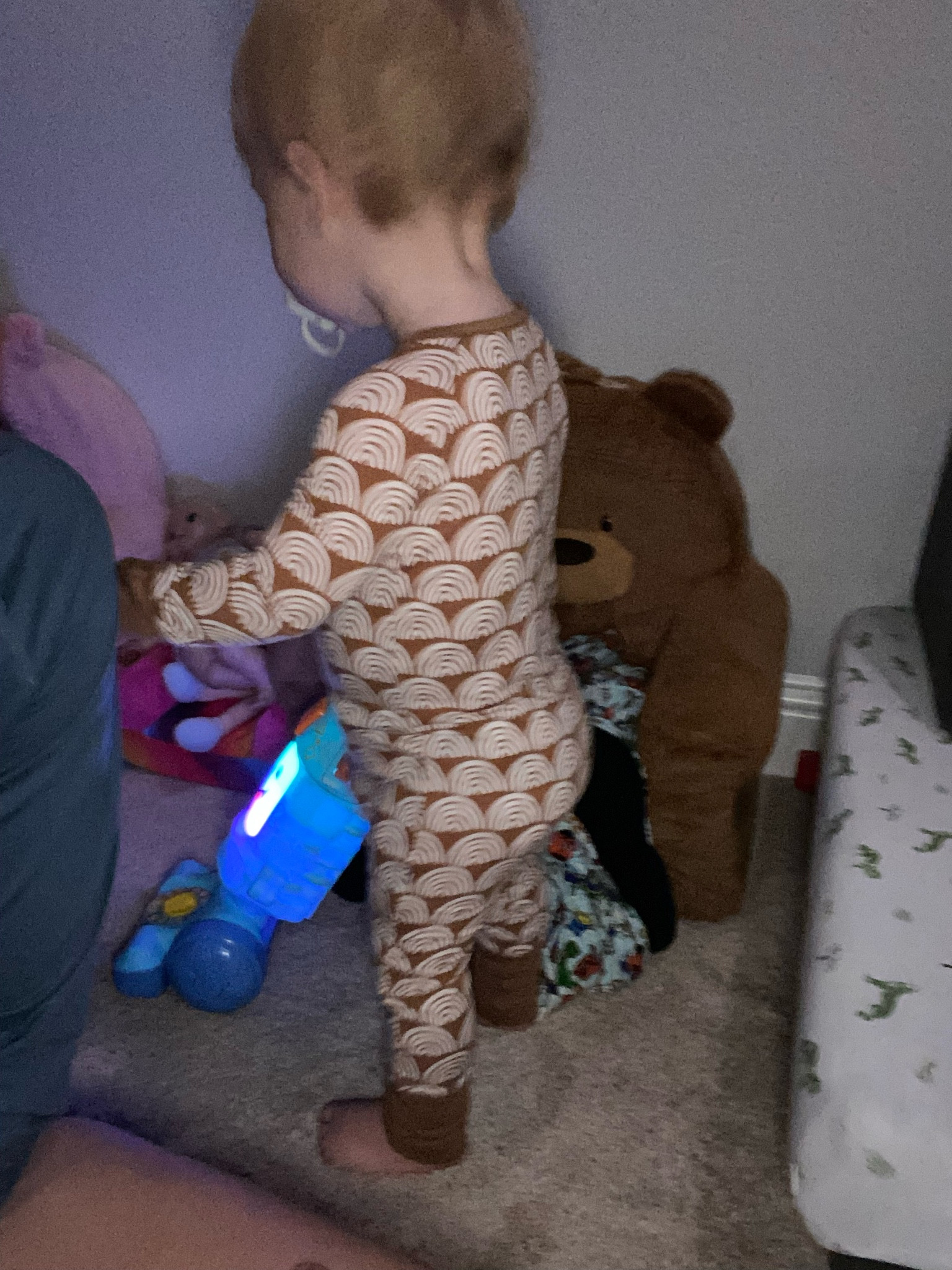 With his 2 favorite things… Little Sleepies and his vacuum!

Baby boy, baby toys 