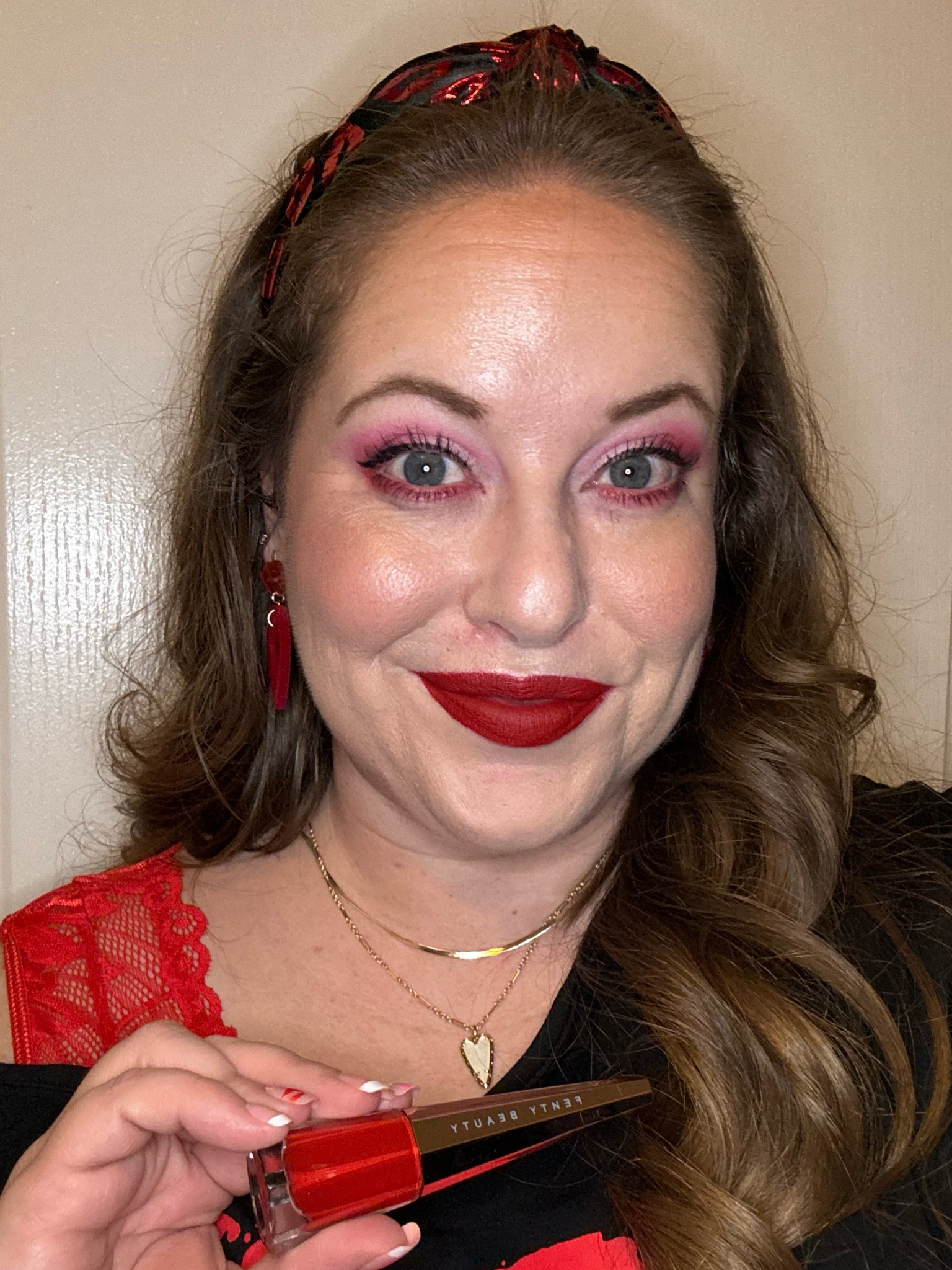 Lip of the day: Fenty Stunna Lip Paint in shade Uncensored- a gorgeous matte liquid lipstick with lasting power. Perfect for a Valentine’s Day date night or a Galentine’s Day look!

#LTKbeauty #LTKSeasonal #LTKparties