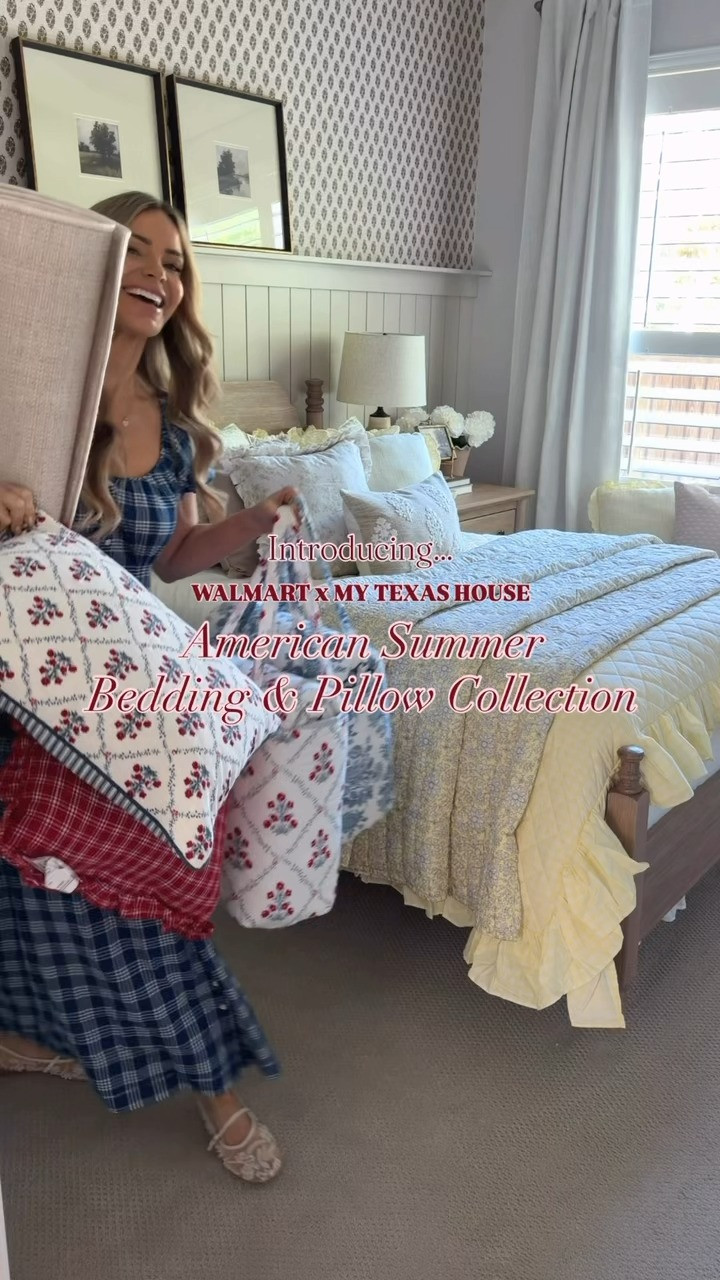 My Texas House's summer home collection has launched at Walmart! Go snag your bedding before it sells out! 

 #LTKootd #LTKSeasonal #LTKHome