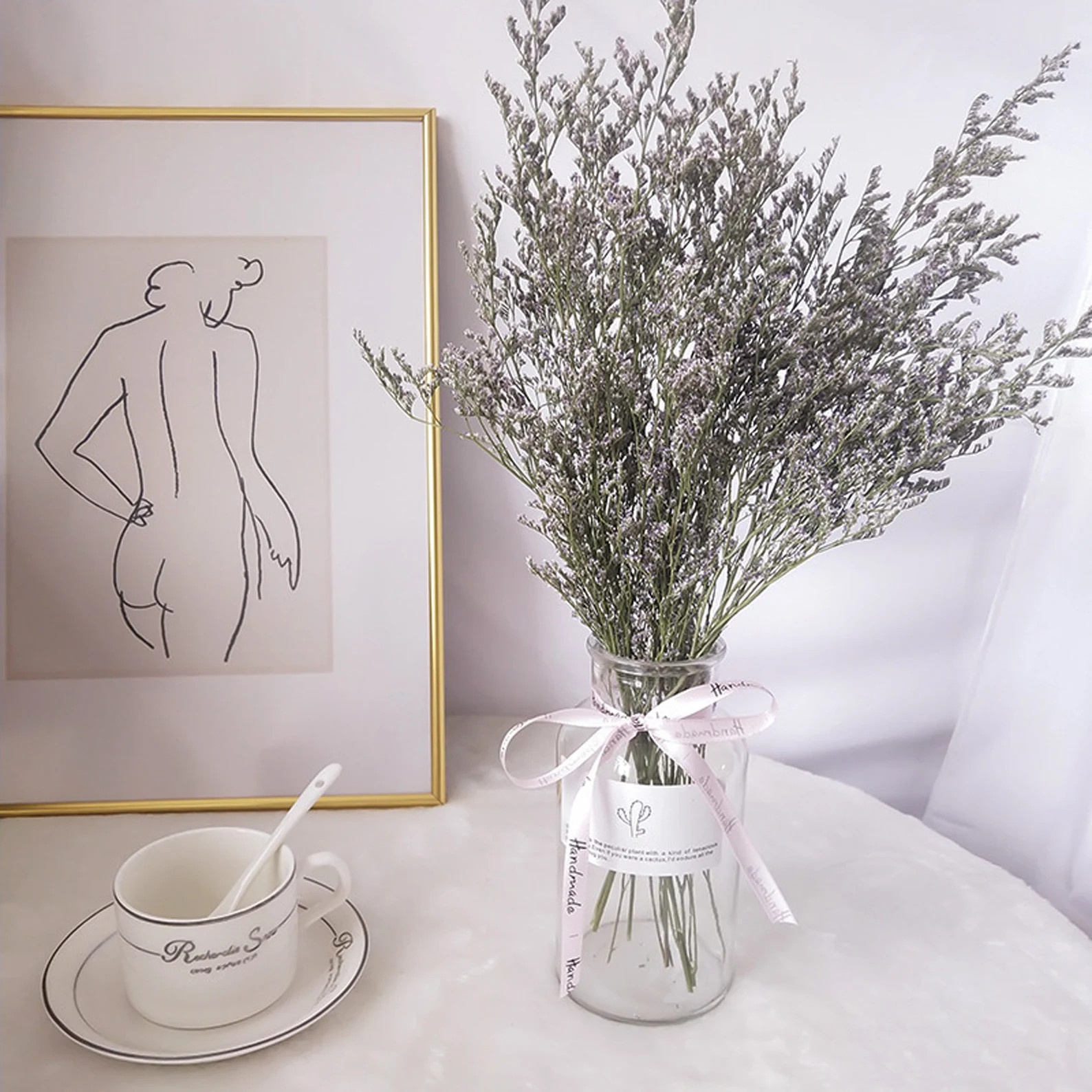 Home Decor Purple German Statice Bouquet Filler Bunch Of | Etsy | Etsy (US)