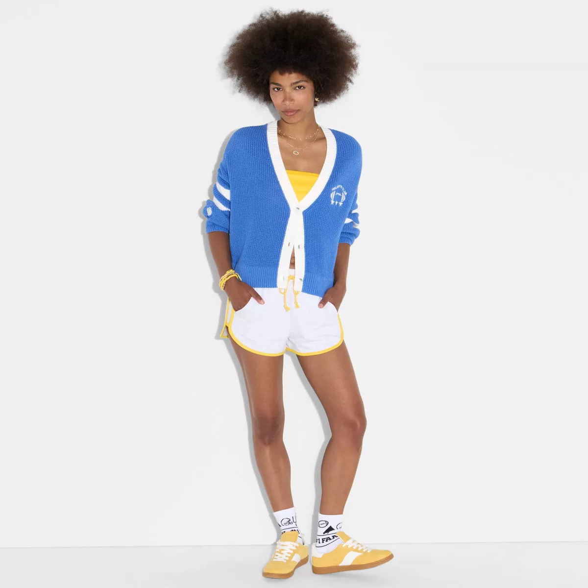 Women's Game Day V-Neck Button-Front Cardigan - Wild Fable™ | Target