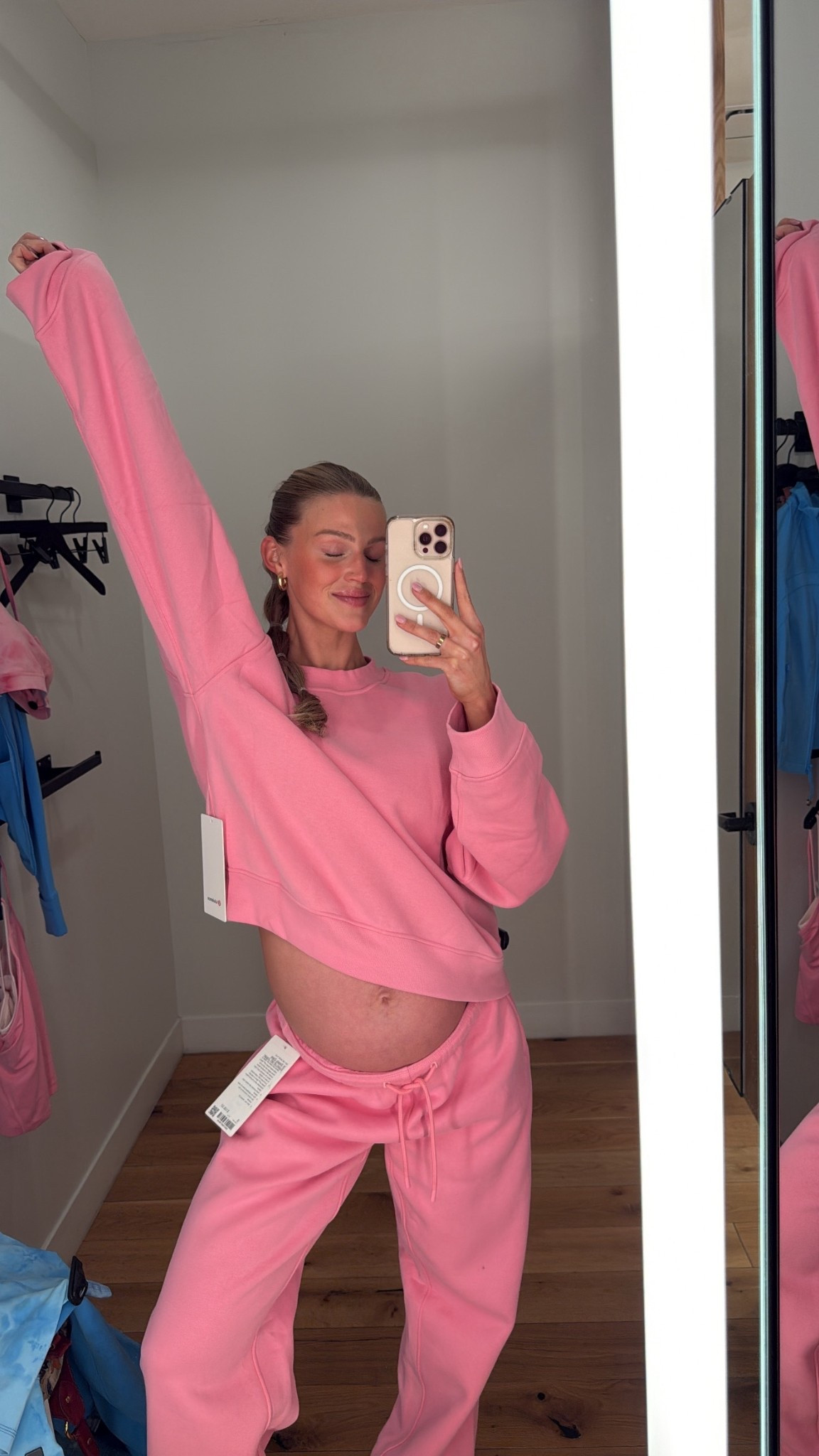 Lululemon smoothie collection haul🫐🌷🩵🦋💫☁️💗✨

sweatsuit
Top size L
Bottoms size S

leggings & shots size 4 

Bras & tank size 8

Jackets size 6

#LTKmaternity #LTKfitness #LTKcanada