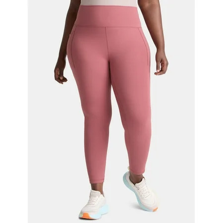 Avia Women's and Women's Plus SoftSculpt High Rise Leggings 27" with Pockets, Sizes XS-4X | Walmart (US)