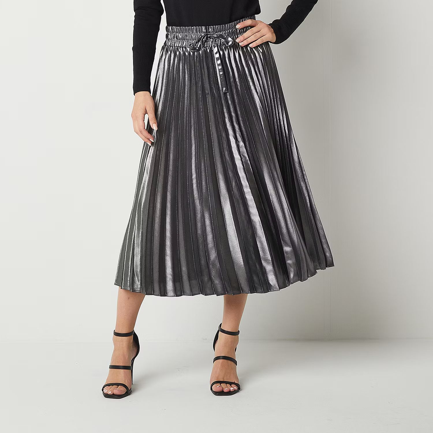 new!Worthington Womens Mid Rise Long Pleated Skirt | JCPenney