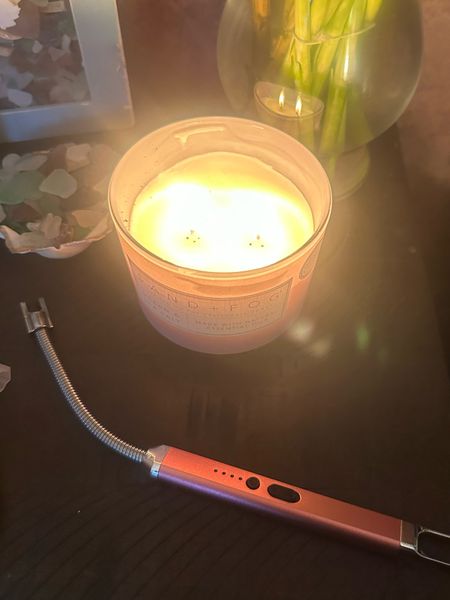 This fog and sands candle smells SO good! And this chargeable usb lighter ensures that you never run out of lighter fluid. Both make great gifts!

#LTKFind #LTKGiftGuide #LTKhome