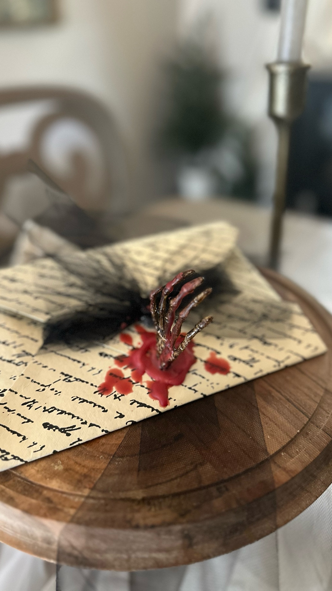 Hosting a haunted soirée? Here’s my easy diy spooky hand Halloween menu🦇✨ 

#halloweendiy #halloweenparty #partyhosting #holidaytable #ltkhostess 

#LTKSeasonal #LTKParties #LTKHome