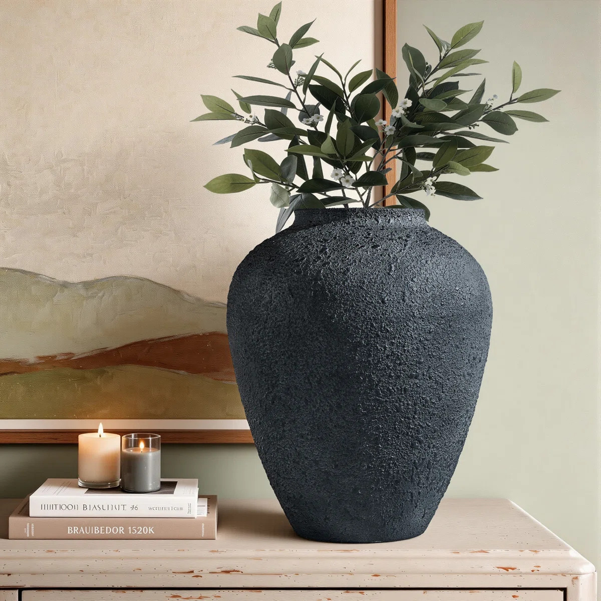 Metal Table Vase metal vase;Wide-mouth Vase Handmade | Wayfair North America