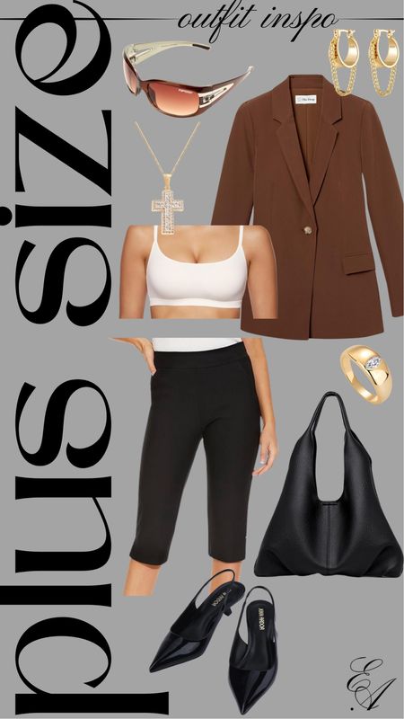 Business chic outfit inspo 💼

Blazer outfit, spring outfit, summer outfit, capri pants, dinner outfit, date night outfit 

#LTKmidsize #LTKplussize #LTKstyletip