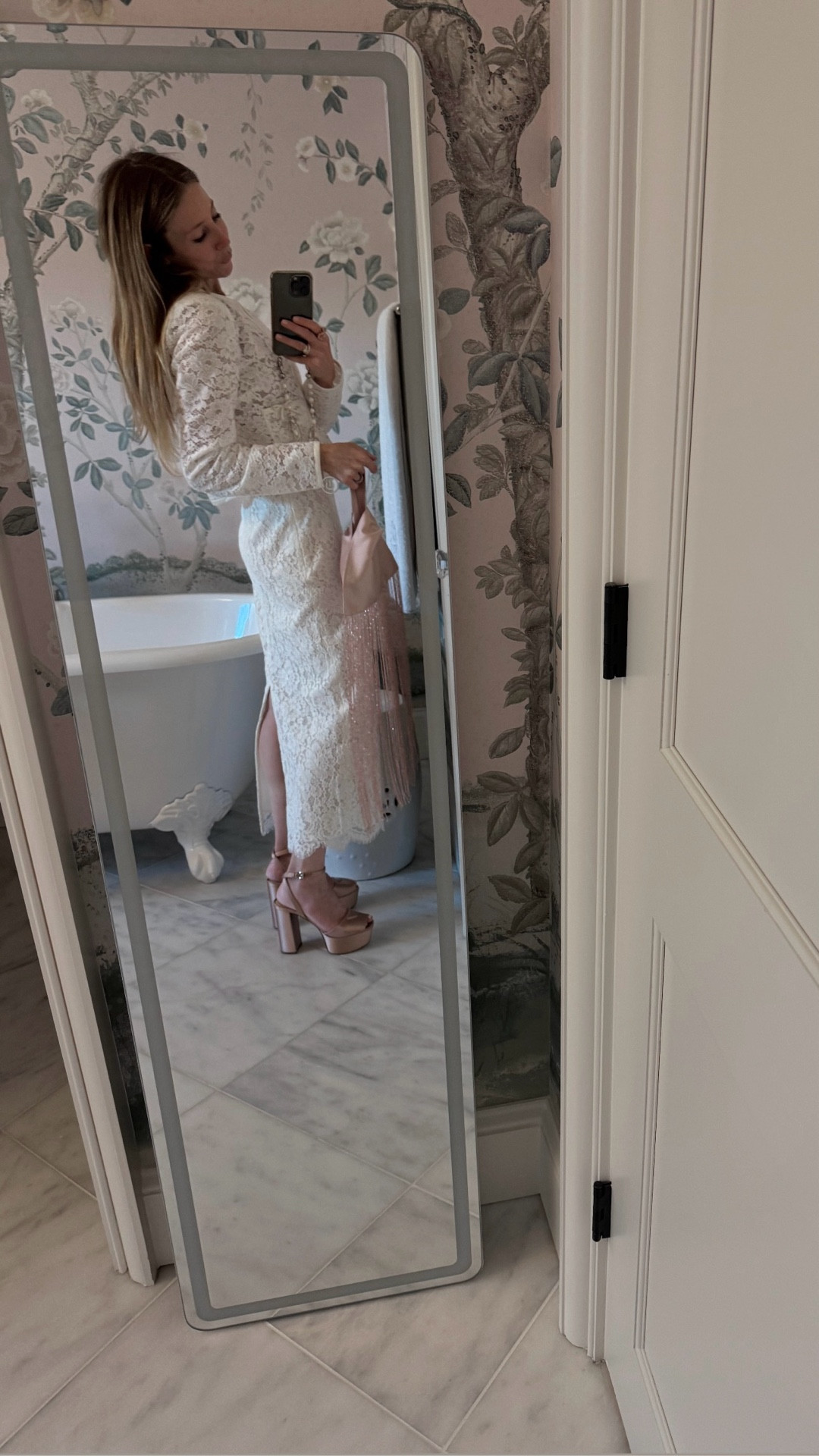 Passover and Easter outfit idea! So lovely for spring. I’m in 0 jacket and 00 skirt. Jacket qlso comes in girls sizes paired back to a dress. 

#LTKWedding #LTKootd #LTKWorkwear