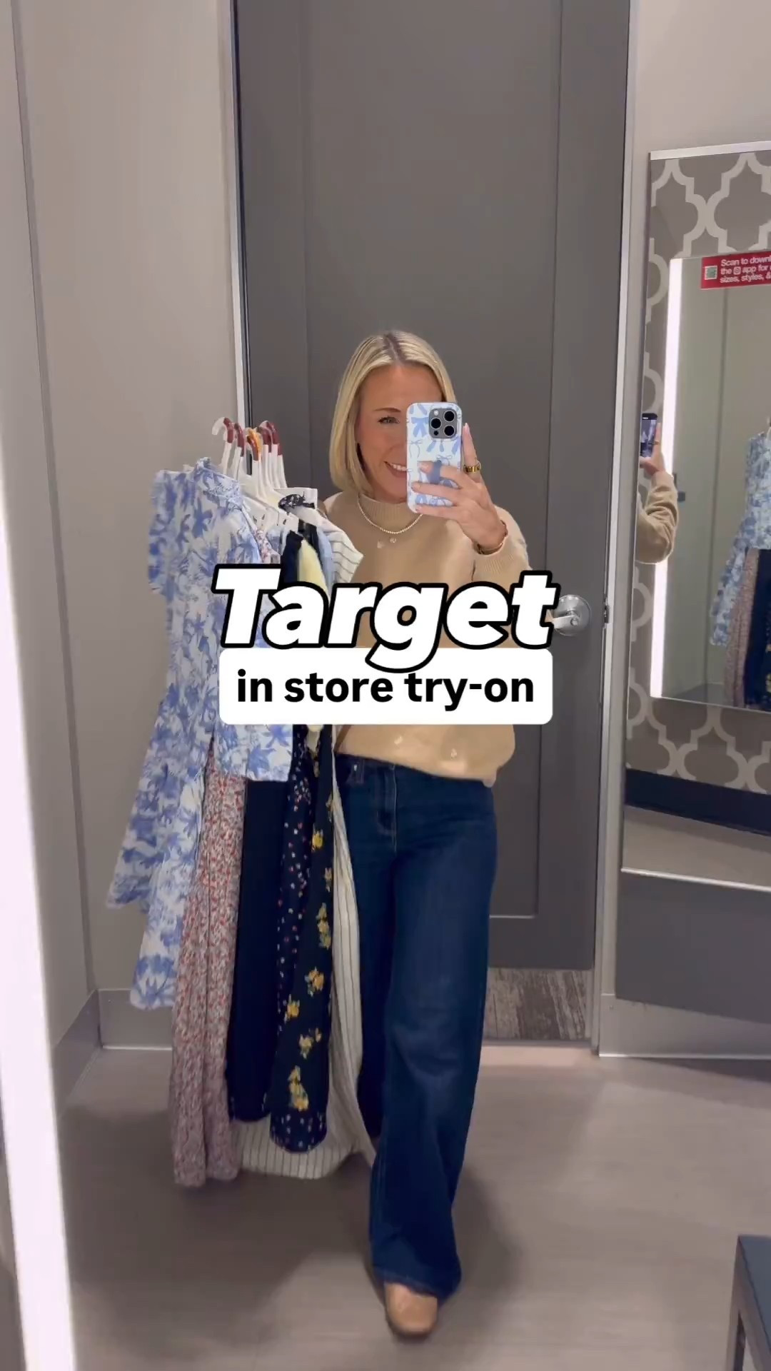 Target; in store try-on * Bella Stretch Wide Leg Jeans - Size: 25 - Inseam: 30. Color: Midnight Blue. * Embroidered Floral Crew Neck Sweater - size Small. 1. Short Sleeve Pointelle Crewneck Sweater - size XS. 2. Effortless Pull-On Pants - size XS. 3. Short Sleeve Fuzzy Polo T-Shirt - size Small. 4. Crepe Printed Pants - size XS. 5. Short Sleeve Scoop Neck Pointelle Blouse - size Small. 6. Linen Wide Leg Pull-On Pants - size XS. 7. Belted Jumpsuit - size XS. 8. Sleeveless Midi A-Line Dress - size XS. 9. Sleeveless Ruffle Maxi Sundress - size XS. 10. Puff Sleeve Mini Shirtdress - size XS. * Tan Heel - tts.
 

 

#LTKOver40 #LTKFindsUnder50 #LTKSeasonal