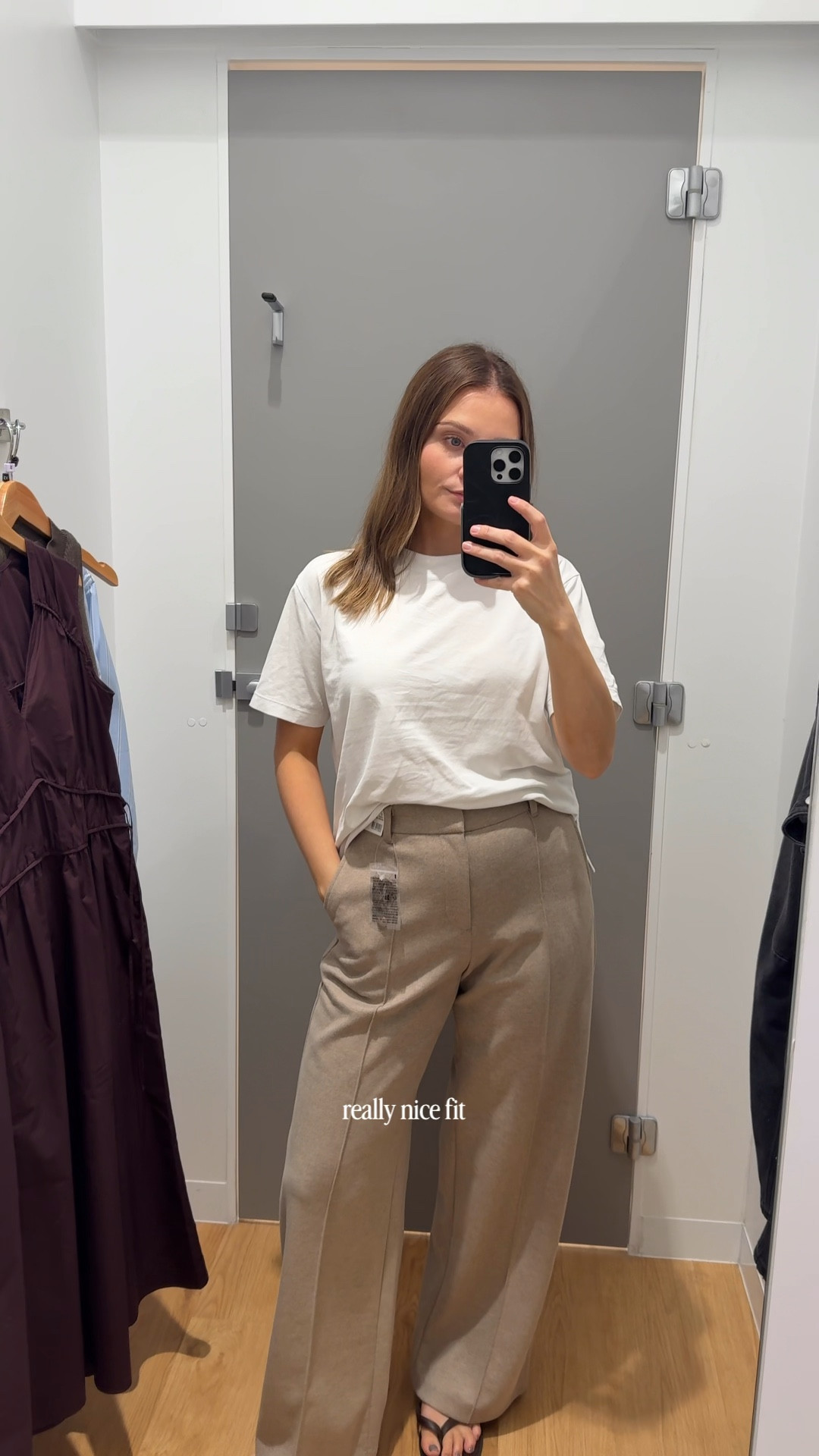 Uniqlo workwear wardrobe try-on 🤍 
