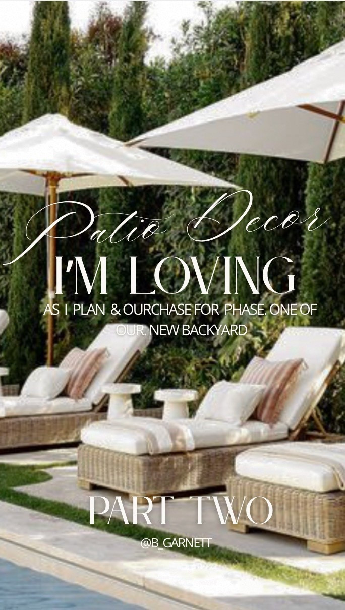 Patio furniture & decor I’m loving part two

Patio decor | patio furniture | patio pillows | pool decor | pool deck#LTKSpringSale

#LTKdayinmylife #LTKHome