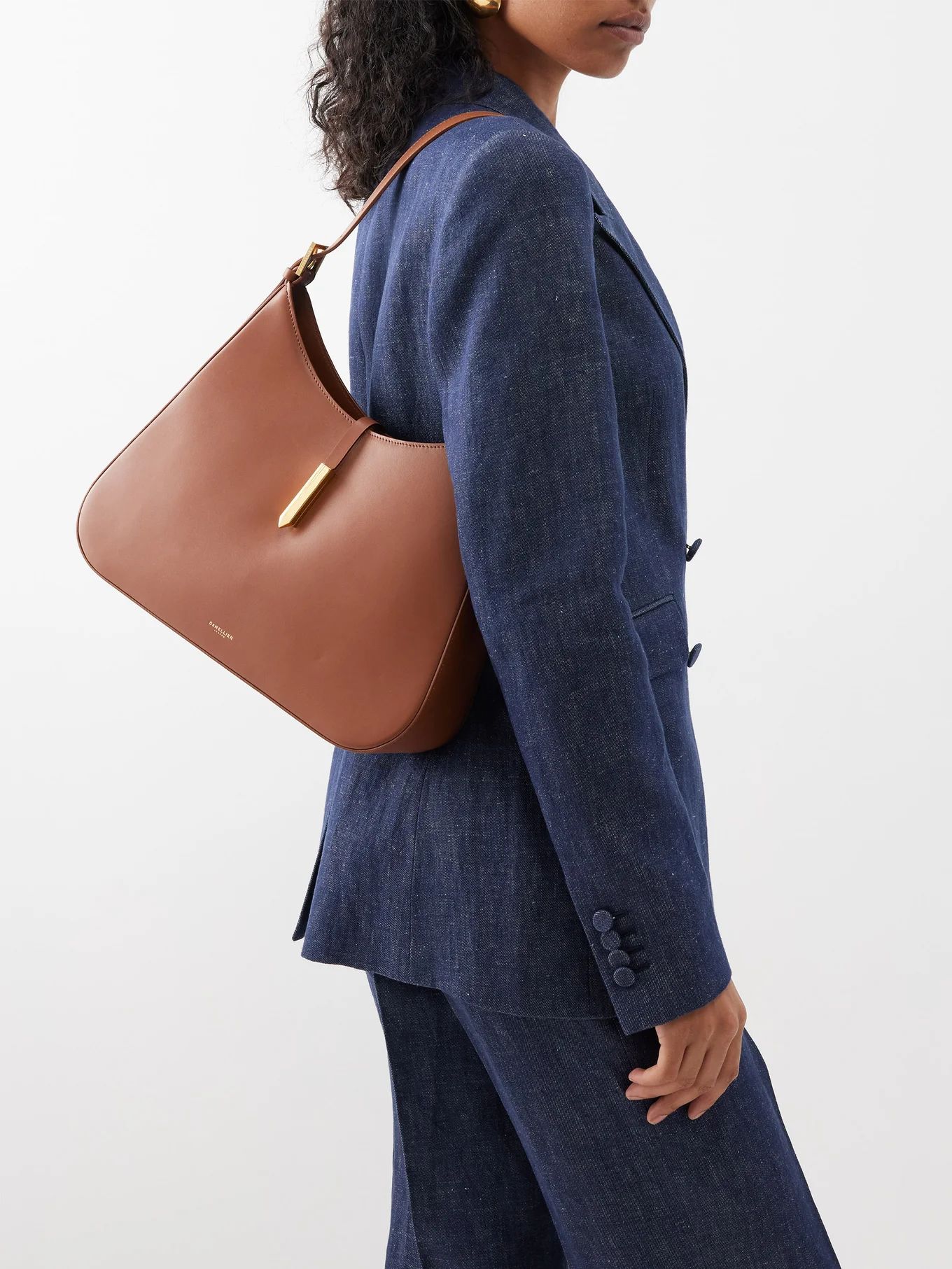Tokyo midi leather shoulder bag | Matches (US)