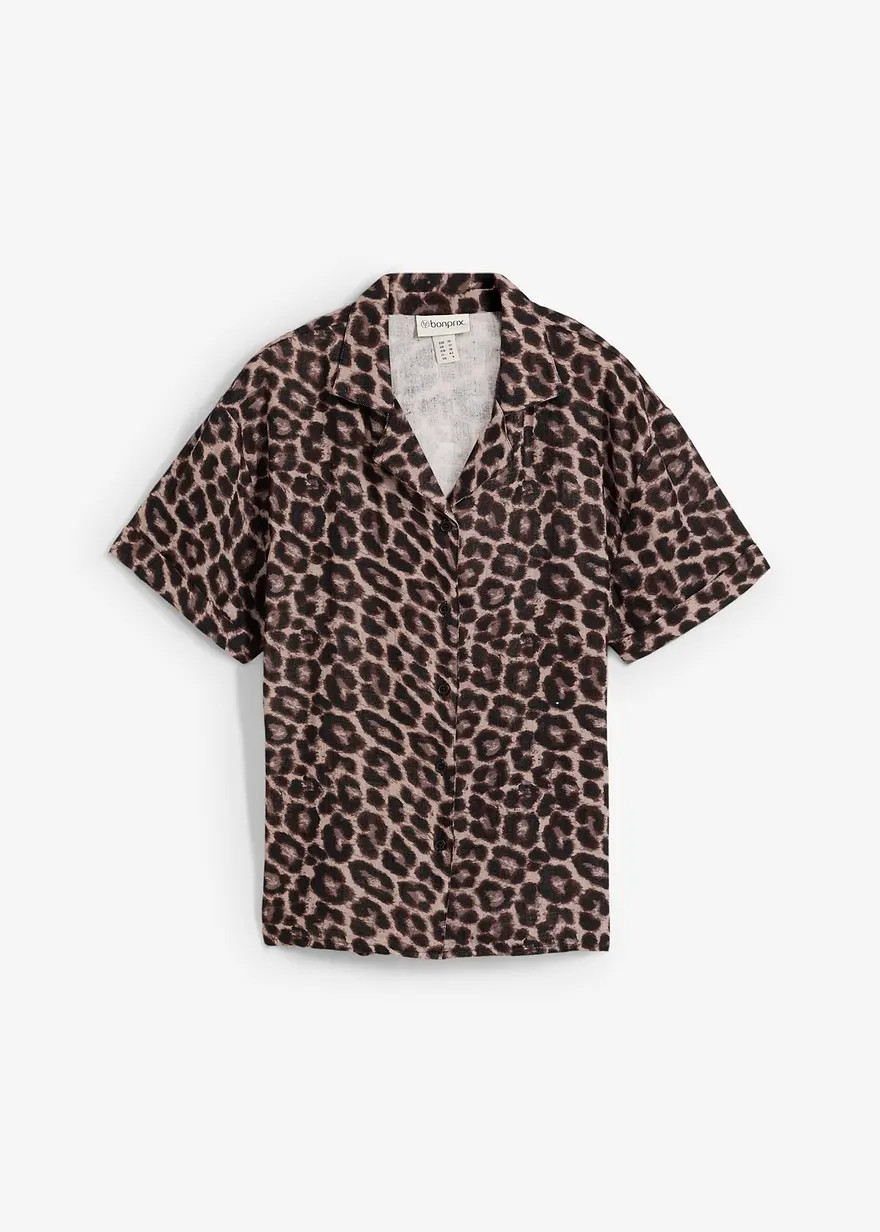 Oversize-Bluse aus Musselin | Bonprix DE