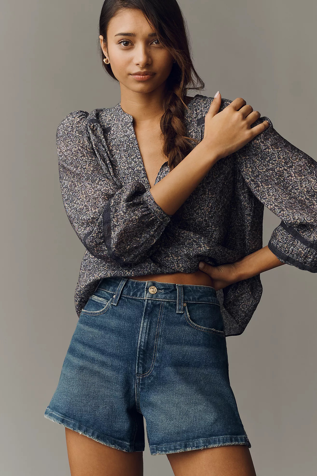 PAIGE Dani Denim Shorts | Anthropologie (US)