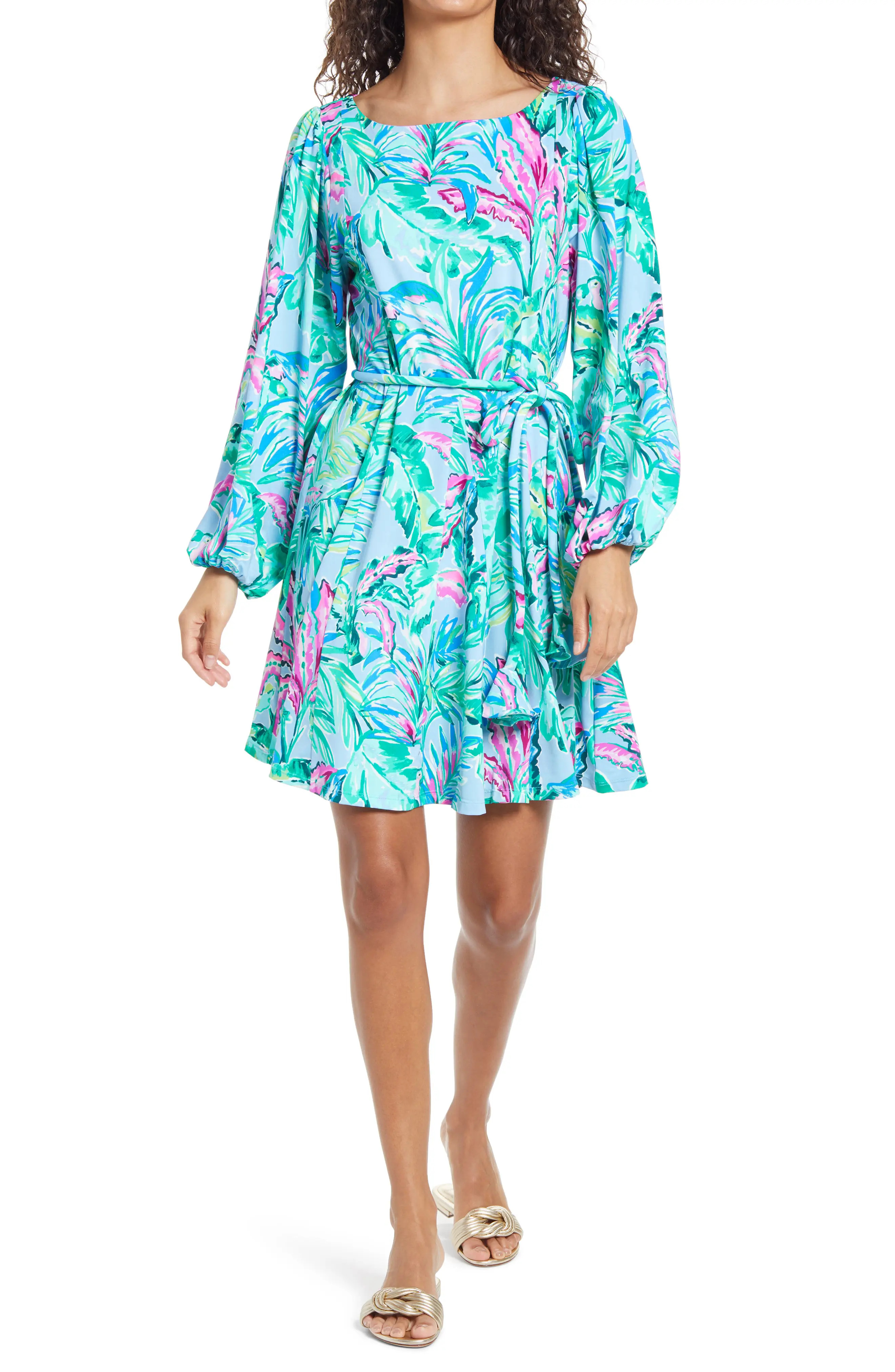 Women's Lilly Pulitzer Ellora Print Long Sleeve Dress | Nordstrom