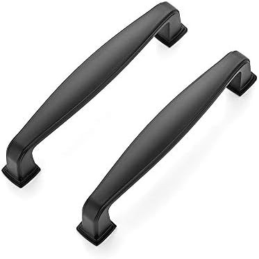 Ravinte 10 Pack Solid 3-3/4 Inch Kitchen Cabinet Handles Matte Black Cabinet Pulls Black Drawer P... | Amazon (US)