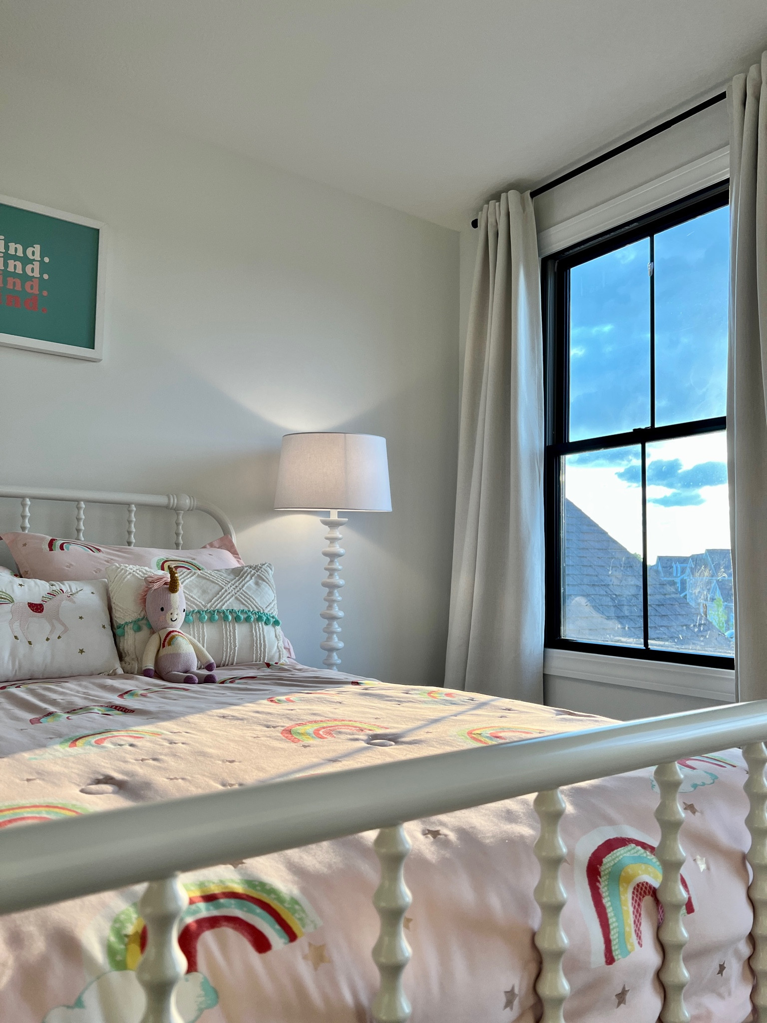 golden hour in my daughter’s bedroom 

#jennylindbed #girlsbedroom 

#LTKFind #LTKhome #LTKkids