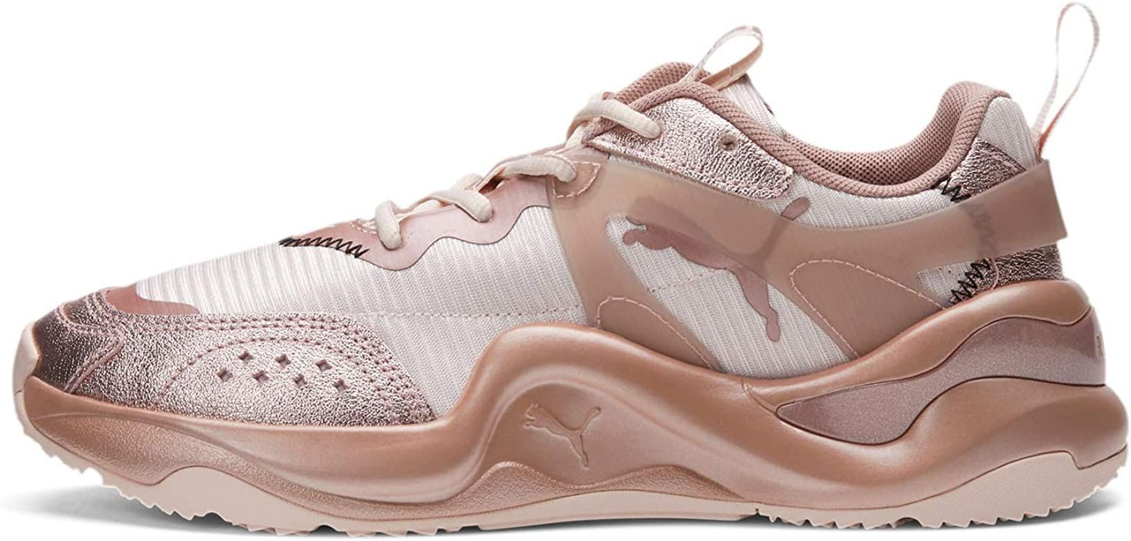 PUMA Womens Rise Silver Metal Sneakers Shoes Casual - Pink | Amazon (US)