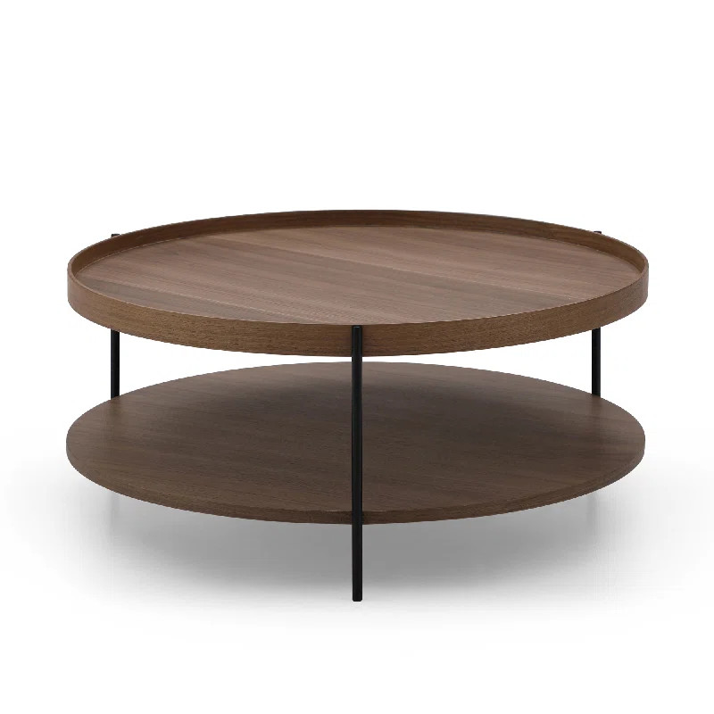 3 Legs Coffee Table with Storage Shelf | Wayfair North America