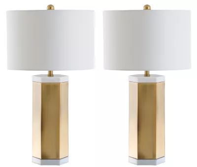 Safavieh Alya Table Lamps in Gold (Set of 2) | Bed Bath & Beyond | Bed Bath & Beyond