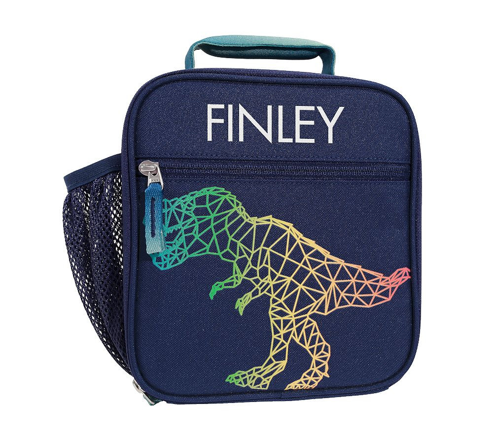 T-Rex Blueprint Glow-in-The-Dark Mackenzie Lunch Box | Pottery Barn Kids