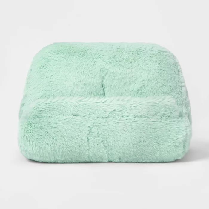 Faux Fur Tablet Holder Mint - Pillowfort&#8482; | Target