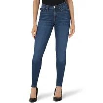 Jordache Women's Mid Rise Skinny Jeans, Regular and Short Inseams | Walmart (US)