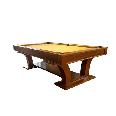 Minimalist Standard Solid Wood and Stone 8'Pool Table | Wayfair North America